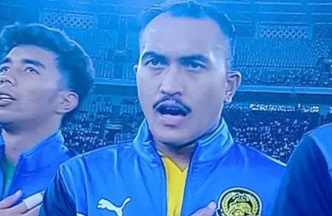 Pemain Timnas Malaysia U-23, Aysar Hadi. [Instagram]